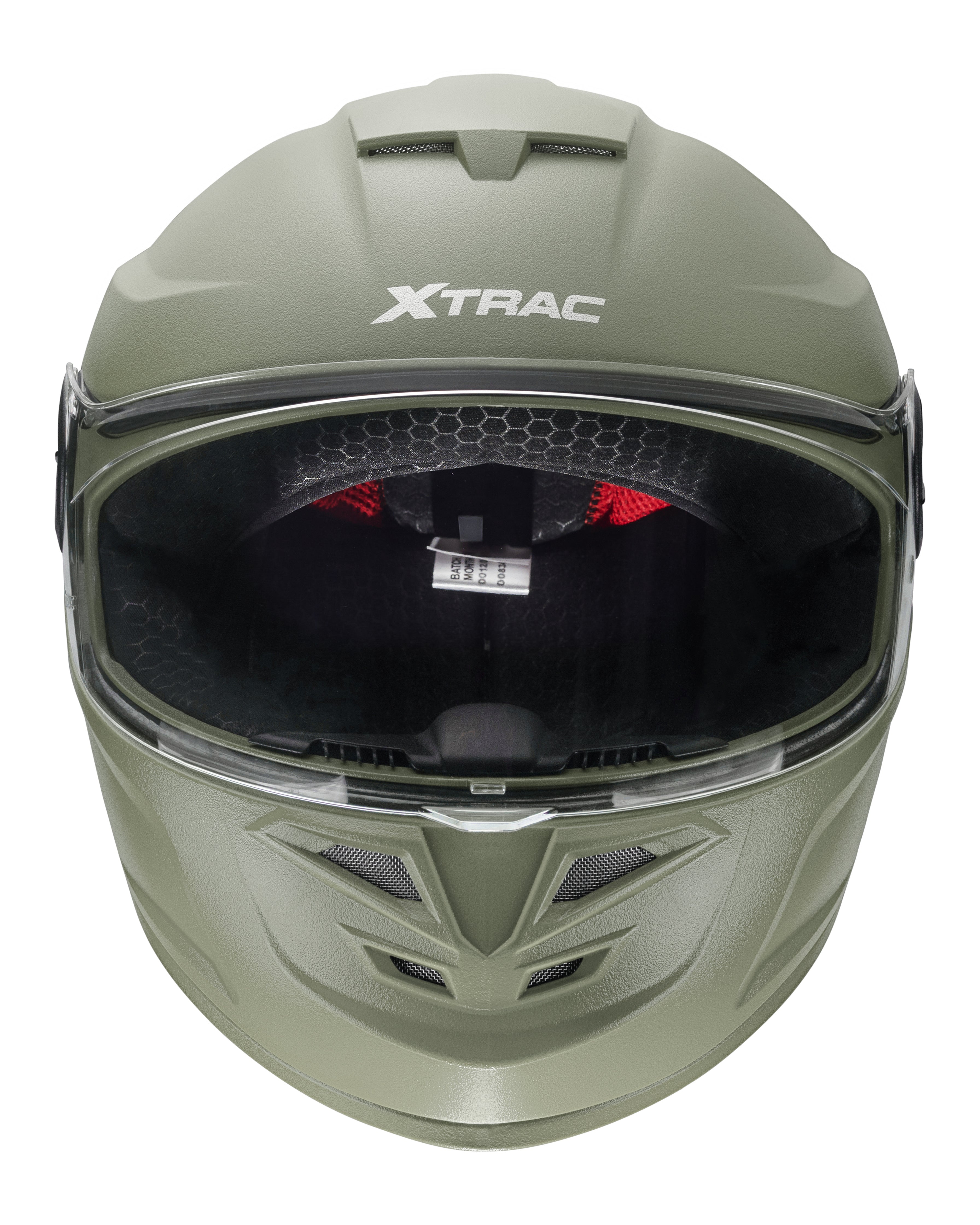 Xtrac ARC ISI Certified Full Face Bike Helmet for Men & Women – High-Impact ABS with Clear Visor